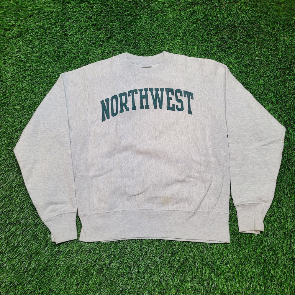 Vintage Champion Reverse Weave Northwest Missouri State Sweatshirt Mens S Crop